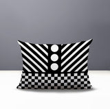 Brixa Abstract Reversible Indoor/Outdoor Rectangle Pillow