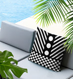 Brixa Abstract Reversible Indoor/Outdoor Rectangle Pillow