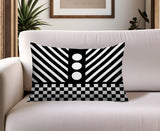 Brixa Abstract Reversible Indoor/Outdoor Rectangle Pillow