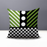 Brixa Abstract Reversible Indoor/Outdoor Square Pillow