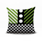 Brixa Abstract Reversible Indoor/Outdoor Square Pillow