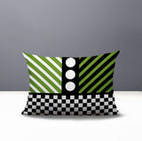 Brixa Abstract Reversible Indoor/Outdoor Rectangle Pillow