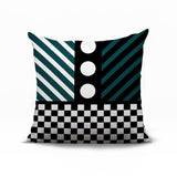 Brixa Abstract Reversible Indoor/Outdoor Square Pillow