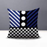 Brixa Abstract Reversible Indoor/Outdoor Square Pillow
