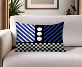Brixa Abstract Reversible Indoor/Outdoor Rectangle Pillow