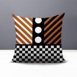 Brixa Abstract Reversible Indoor/Outdoor Square Pillow