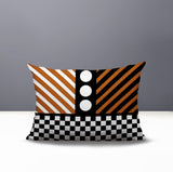 Brixa Abstract Reversible Indoor/Outdoor Rectangle Pillow