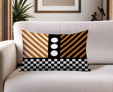 Brixa Abstract Reversible Indoor/Outdoor Rectangle Pillow