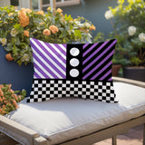 Brixa Abstract Reversible Indoor/Outdoor Rectangle Pillow
