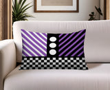 Brixa Abstract Reversible Indoor/Outdoor Rectangle Pillow