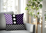Brixa Abstract Reversible Indoor/Outdoor Square Pillow