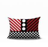 Brixa Abstract Reversible Indoor/Outdoor Rectangle Pillow