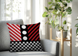 Brixa Abstract Reversible Indoor/Outdoor Square Pillow