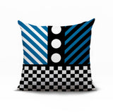 Brixa Abstract Reversible Indoor/Outdoor Square Pillow