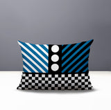 Brixa Abstract Reversible Indoor/Outdoor Rectangle Pillow