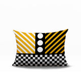 Brixa Abstract Reversible Indoor/Outdoor Rectangle Pillow