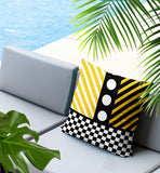 Brixa Abstract Reversible Indoor/Outdoor Rectangle Pillow
