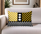 Brixa Abstract Reversible Indoor/Outdoor Rectangle Pillow