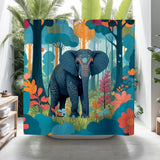 Brunson Floral Shower Curtain in Multicolor - view 2