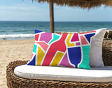 Thornfield Wine Bottle Lumbar Indoor/Outdoor Throw Pillow