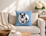 Bulldog  Indoor/Outdoor Reversible Square Pillow