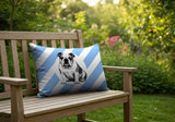 Bulldog  Indoor/Outdoor Reversible Rectangular Pillow