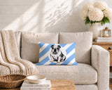Bulldog  Indoor/Outdoor Reversible Rectangular Pillow