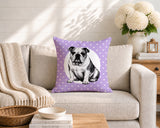 Bulldog  Indoor/Outdoor Reversible Square Pillow
