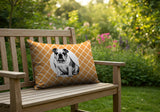 Bulldog  Indoor/Outdoor Reversible Rectangular Pillow