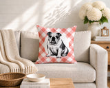 Bulldog  Indoor/Outdoor Reversible Square Pillow
