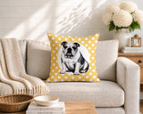 Bulldog  Indoor/Outdoor Reversible Square Pillow