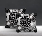 Bursta Floral Reversible Indoor/Outdoor Square Pillow