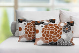 Bursta Floral Outdoor Reversible Throw Rectangular Pillow