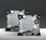 Bursta Floral Reversible Indoor/Outdoor Square Pillow