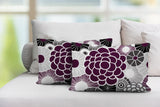 Bursta Floral Outdoor Reversible Throw Rectangular Pillow
