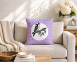 Wood Pecker Indoor/Outdoor Reversible Square Pillow