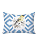Yellow Finch Indoor/Outdoor Reversible Rectangular Pillow