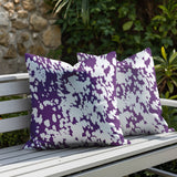 Cabo Zebra Print Indoor/Outdoor Reversible Square Pillow