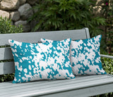 Cabo Zebra Print Indoor/Outdoor Reversible Rectangular Pillow