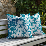 Cabo Zebra Print Indoor/Outdoor Reversible Square Pillow