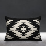 Caca Geometric Reversible Indoor/Outdoor Rectangular Pillow