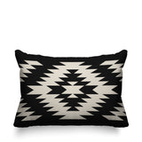 Caca Geometric Reversible Indoor/Outdoor Rectangular Pillow
