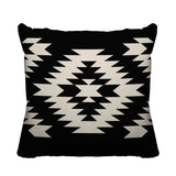 Caca Geometric Reversible Indoor/Outdoor Square Pillow