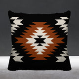 Caca Geometric Reversible Indoor/Outdoor Square Pillow