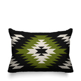 Caca Geometric Reversible Indoor/Outdoor Rectangular Pillow