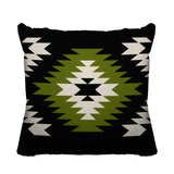 Caca Geometric Reversible Indoor/Outdoor Square Pillow