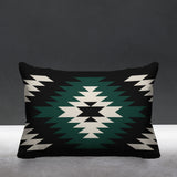 Caca Geometric Reversible Indoor/Outdoor Rectangular Pillow