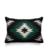 Caca Geometric Reversible Indoor/Outdoor Rectangular Pillow