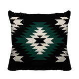 Caca Geometric Reversible Indoor/Outdoor Square Pillow