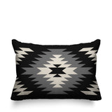 Caca Geometric Reversible Indoor/Outdoor Rectangular Pillow